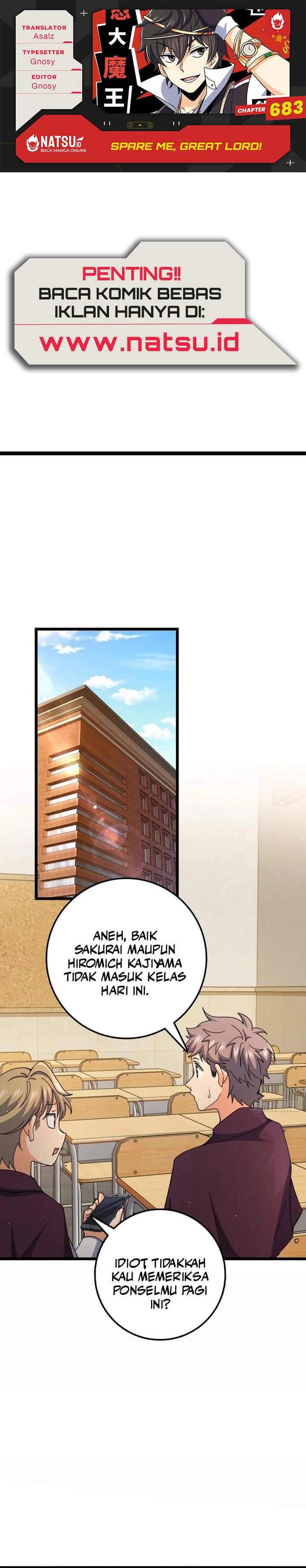 Spare Me, Great Lord! chapter 683